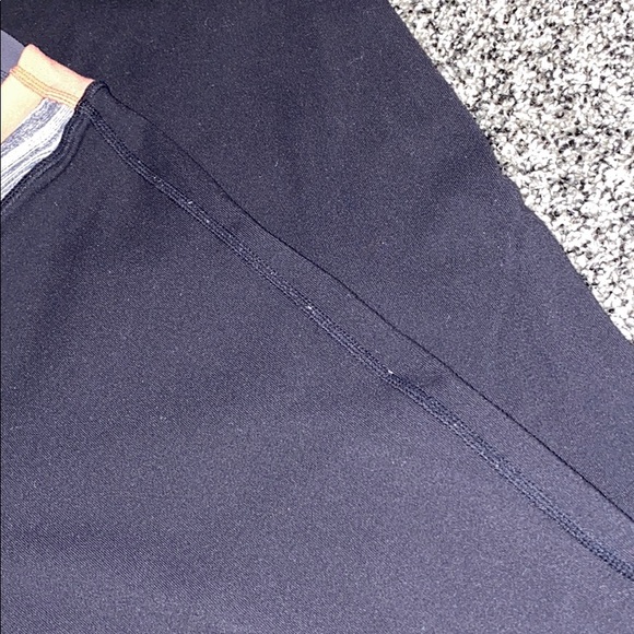 Lululemon legging pants black orange size 4 - Picture 6 of 7